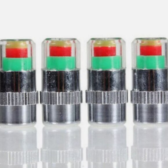 4-Pack Universal Tire Pressure Monitoring Valve Caps With Visual Indicators - Picture 9 of 9